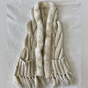 BUFFALO | Cream Cardigan Vest